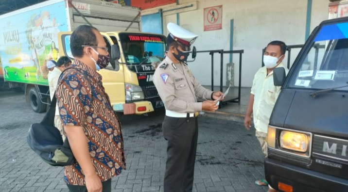 Satlantas Polres Situbondo Survey Perusahaan Cegah Over Dimension Over Load