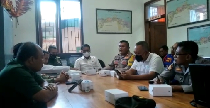 Petugas Gabungan Gelar Rakor Kesiapsiagaan Bencana di Situbondo
