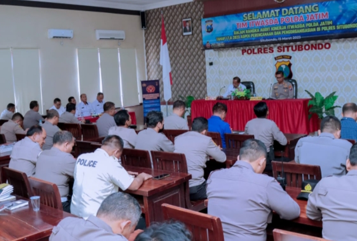 Polda Jatim Lakukan Audit Kinerja di Polres Situbondo