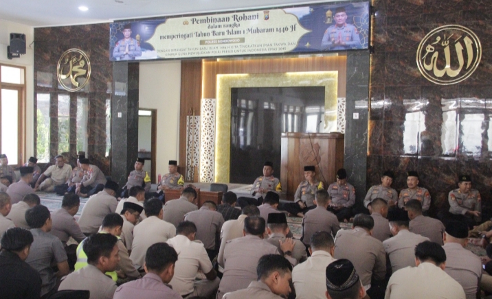 Polres Bondowoso Gelar Kegiatan Memperingati 1 Muharram 1446 H