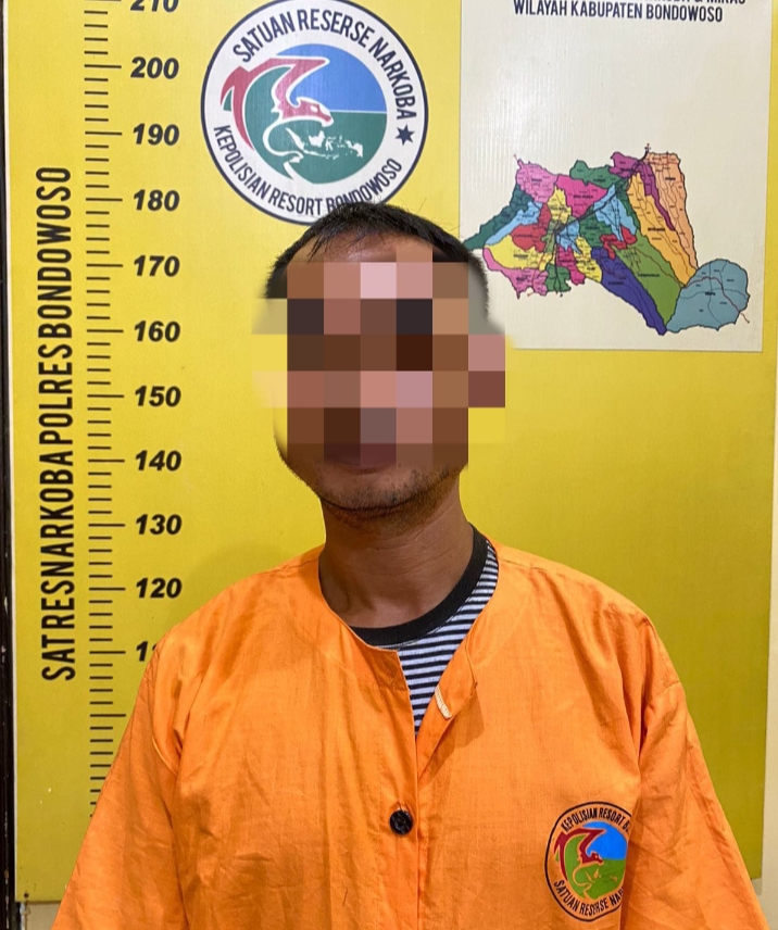 Polres Bondowoso Ringkus Seorang Pria yang Diduga Gunakan Narkotika Jenis Sabu