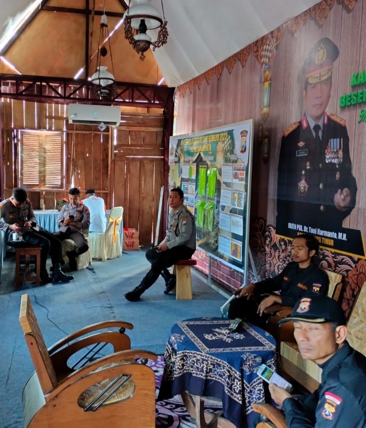 Pos Pelayanan Mudik Unik Bergaya Klasik di Bondowoso, Sedia Kopi dan Takjil Gratis