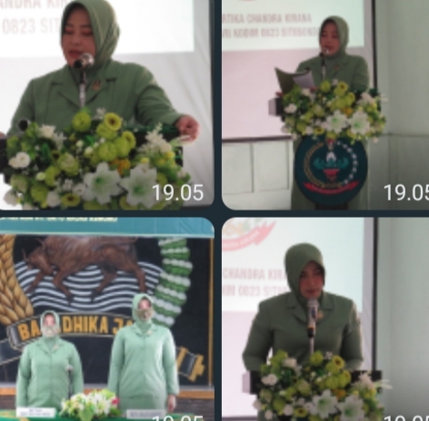 Serah Terima Jabatan Ketua Persit Kartika Chandra Kirana Cabang XXXVII