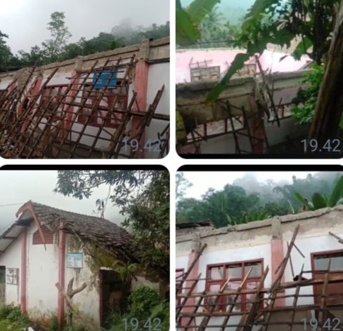 Sering Diguyur Hujan, Gedung SD di Kecamatan Sumbermalang Ambruk