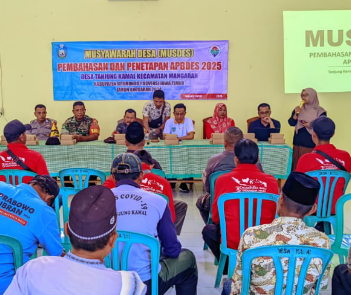 Sinergi untuk Kemajuan, Babinsa Koramil 0823/04 Mangaran Hadiri Musdes Penetapan APBDes 2025
