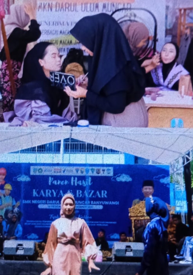 SMK Negeri ''Darul Ulum'' Muncar Banyuwangi Gelar Karya dan Bazar, Begini Harapan Kepala Sekolah