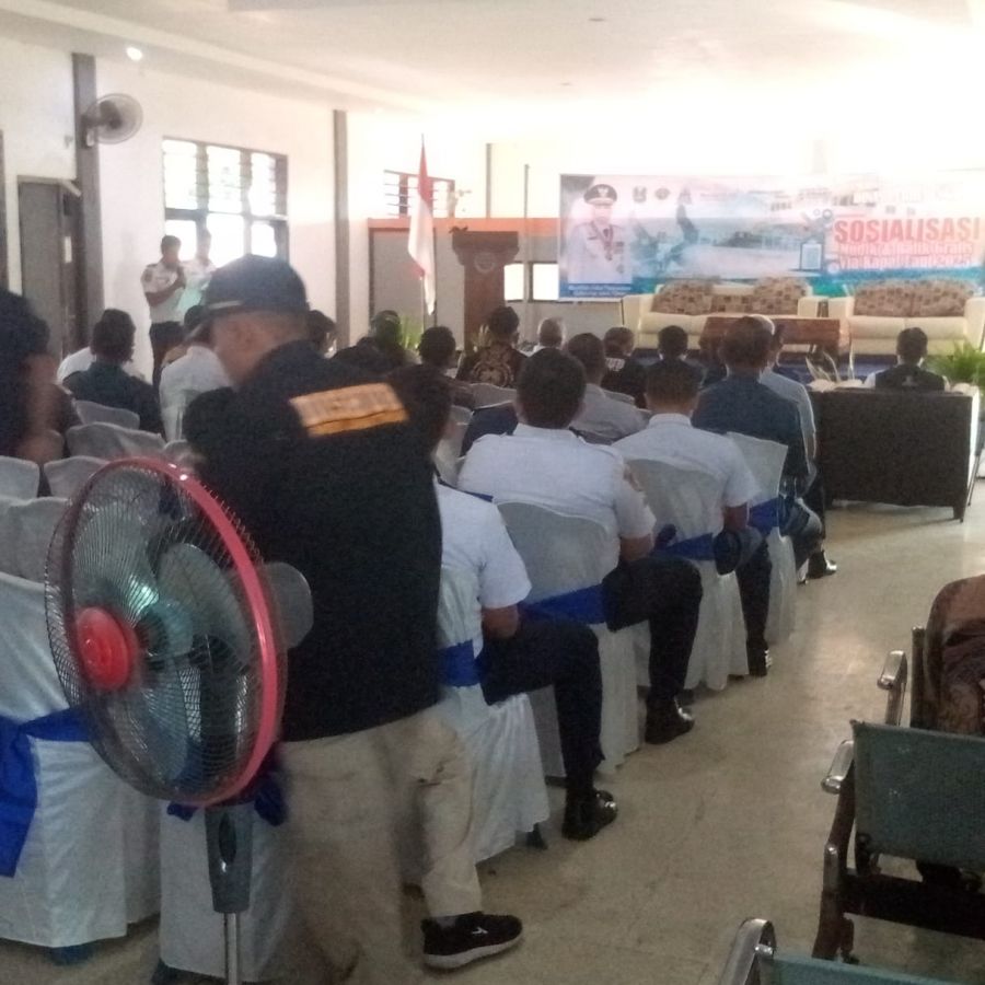 Sosialisasi Mudik Gratis Lebaran Tahun 2025 di Pelabuhan Jangkar