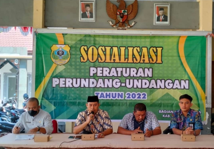 Sosialisasi Perundang-undangan Tahun 2022 di Pendopo Kecamatan Cermee, Begini Kata Herli Priyatmoko