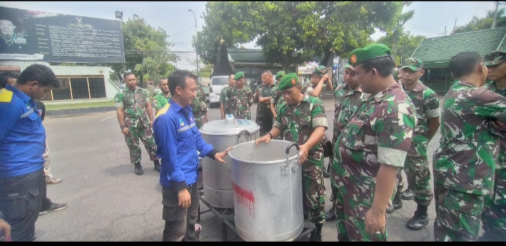 Tanggap Darurat Bencana, Kodim 0823 Gelar Apel dan Dapur Umum