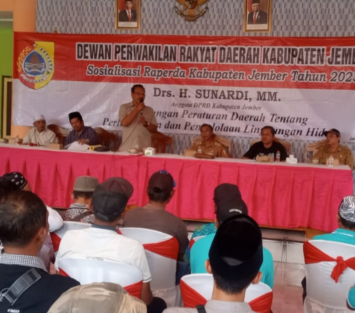 Sosialisasi Rancangan Peraturan Daerah Tentang Lingkungan Hidup di Kabupaten Jember