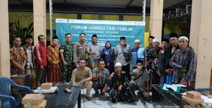 Forum Konsultasi Publik di Banyuglugur Tentang Pendataan Awal Registrasi Sosial Ekonomi