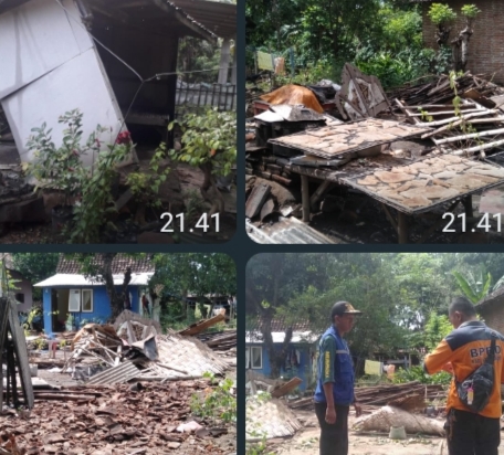 Hujan Deras dan Angin Kencang Terjang Rumah Pedagang Kerupuk di Situbondo