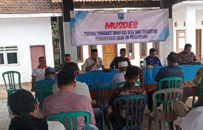 Terkait TKD Yang Terkena Dampak Pembangunan Jalan Tol Probowangi