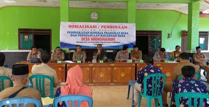 Tiga Pilar Lakukan Pembelajaran Kepada Para Perangkat Desa Wringinanom Kecamatan Jatibanteng