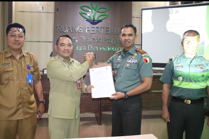 Kolaborasi Dandim 0823 Situbondo dan Dinas Pertanian, Tingkatkan Areal Tanam dengan Pompanisasi