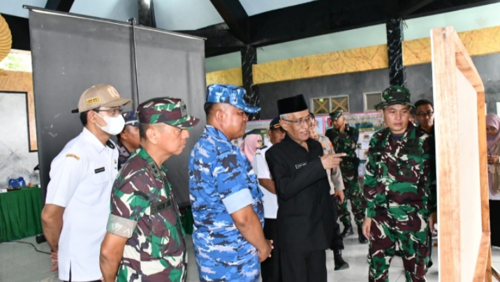 Kompak, Dandim 0822 dan Forkopimda Bondowos Tinjau Sasaran Tentara Manunggal Masyarakat Desa ke 116
