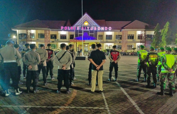 TNI POLRI Laksanakan Apel Bersama Dan Patroli Gabungan
