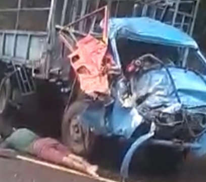 Truk VS Truk di Jalur Ciluk Ba, Sopir dan Penumpang Luka Robek