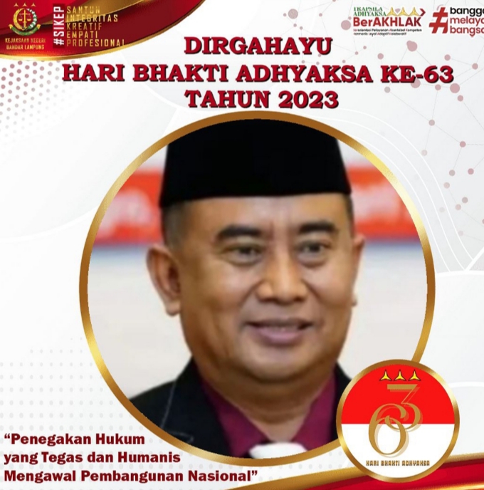 Ugas Irwanto, S.Sos, M.Si di Hari Bhakti Adhyaksa ke 63 Kejaksaan Negeri Kraksaan