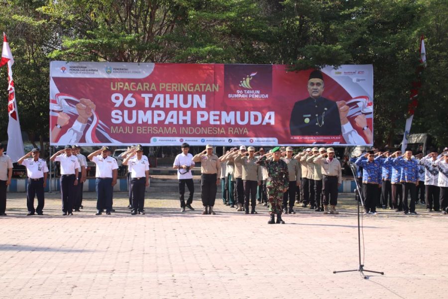 Kasdim 0823 Situbondo Hadiri Upacara Peringatan Sumpah Pemuda ke 96